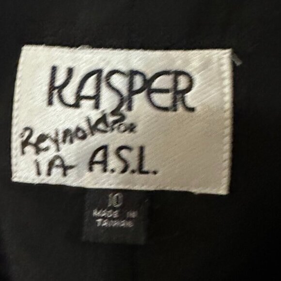 Kasper Jacket Blazer size 10 Jacket Gray Couture Office Work Lawyer Business - Picture 3 of 8